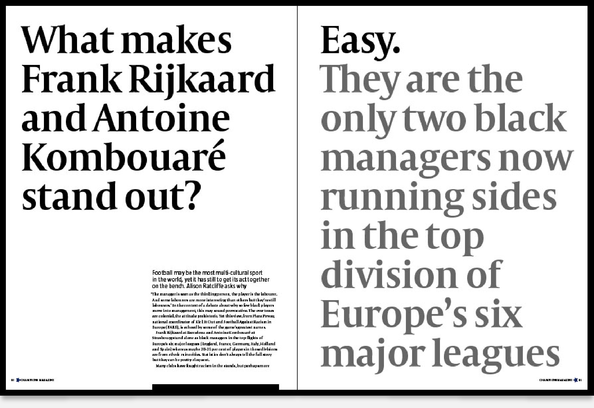 champions league, spread